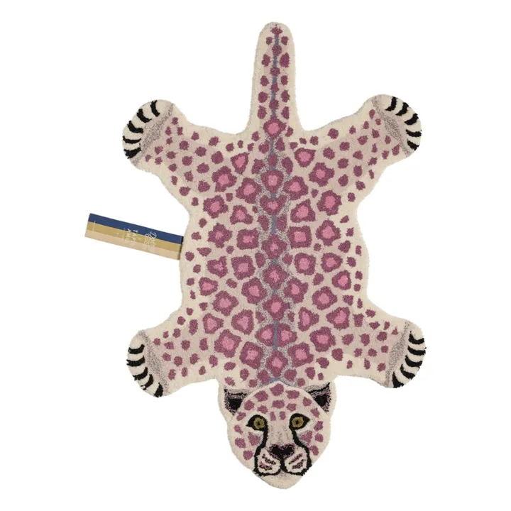 Tapis léopard Lilly | 	Lilas- Image produit n°0