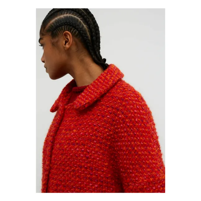 Manteau Berlin Laine | Rouge