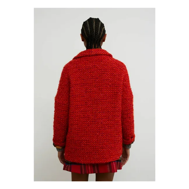 Manteau Berlin Laine | Rouge
