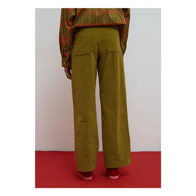 Pantalon Destiny Velours | Olive