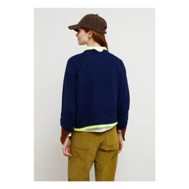 Pull Serpentine | Bleu marine