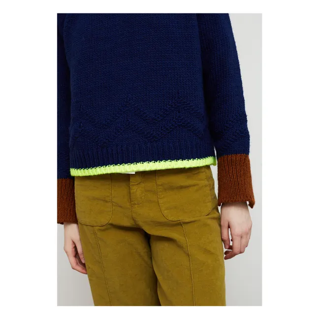 Serpentine Pullover | Navy