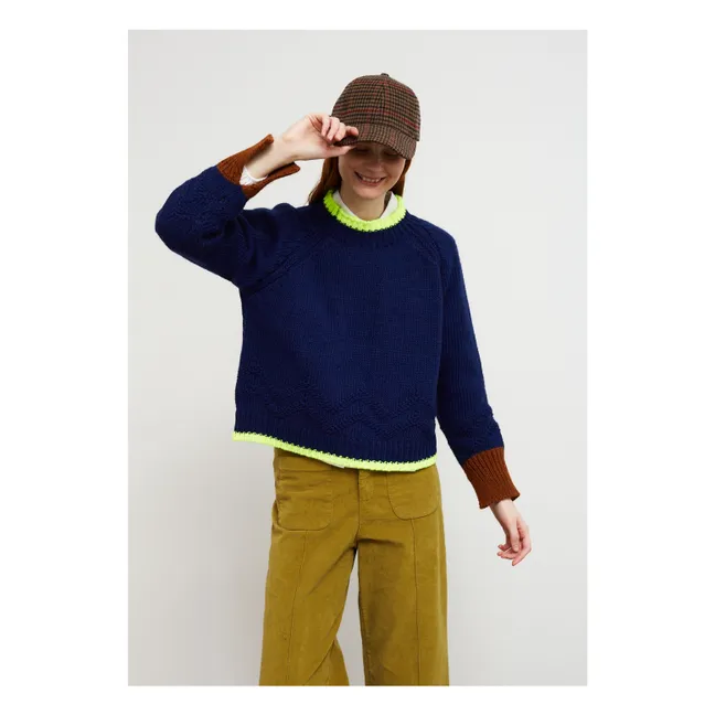 Serpentine Pullover | Navy