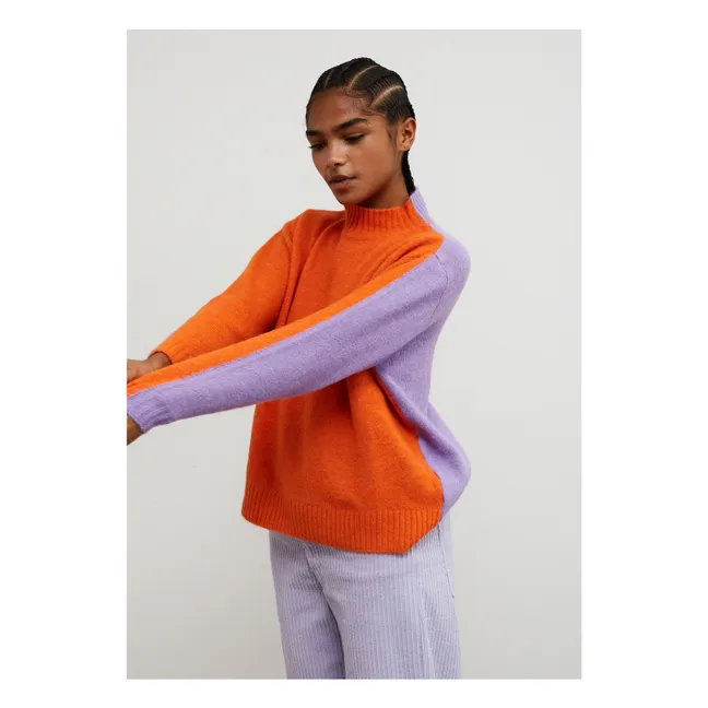 Pull Twist Bicolore | Orange