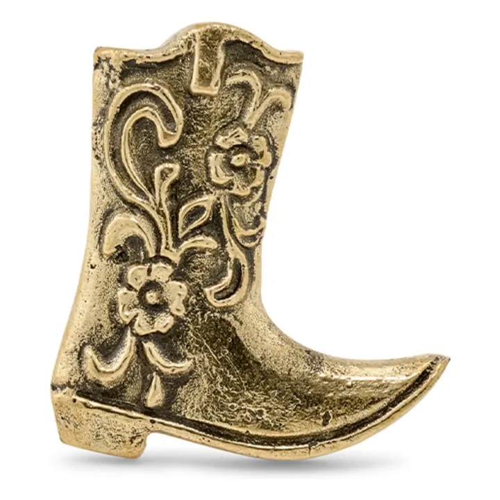 Dallas brass door handle | Gold- Product image n°3