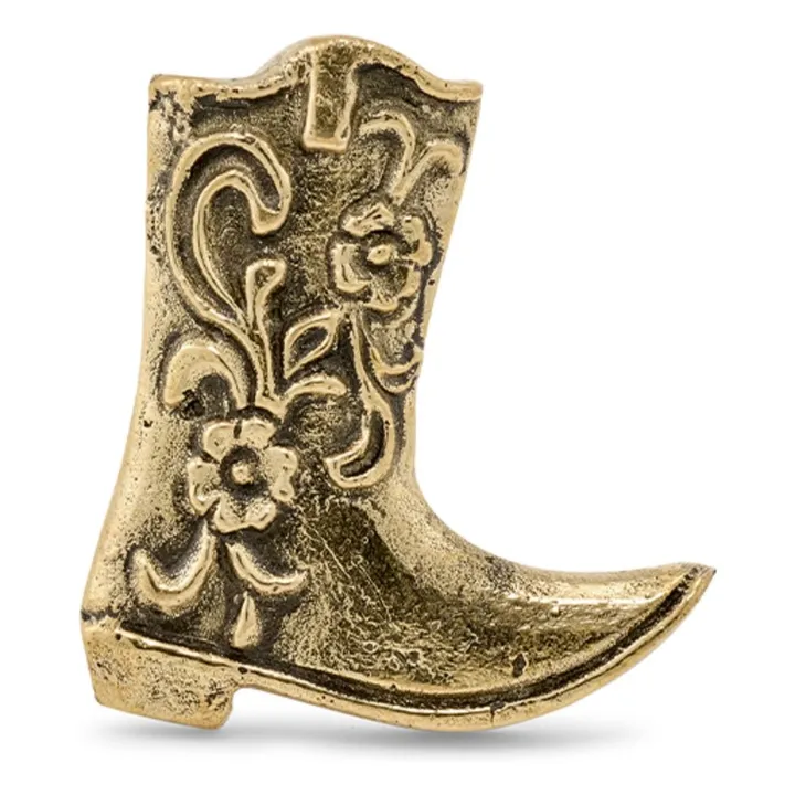 Poignée de porte en laiton Dallas | Doré- Image produit n°3
