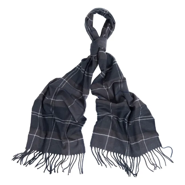 Sciarpa Galingale Tartan  | Blu