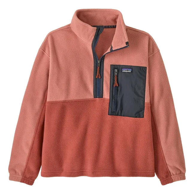 Polaire Microdini 1/2 Zip Fibres Recyclées | Terracotta