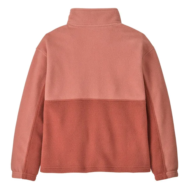Forro polar reciclado Microdini 1/2 Zip | Terracotta