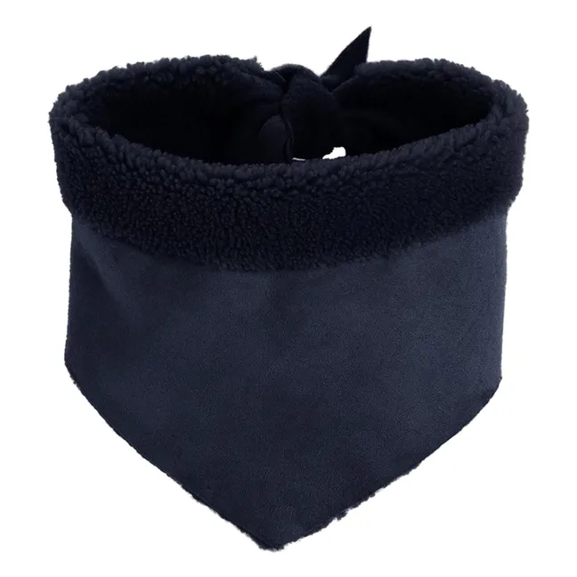 Bandana Reversible Wollhaut Merino | Navy