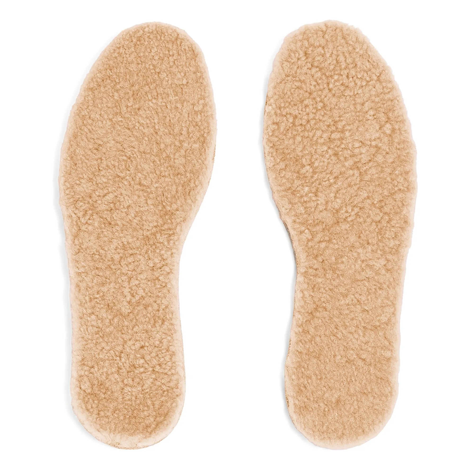 Ilda's Sheep Beige Merino Wool And Cork Soles