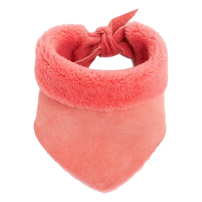 Bandana Reversible Peau Lainée Mérinos - Colección infantil | Rosa