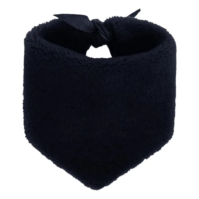 Bandana Reversible Peau Lainée Mérinos - Colección infantil | Azul Marino