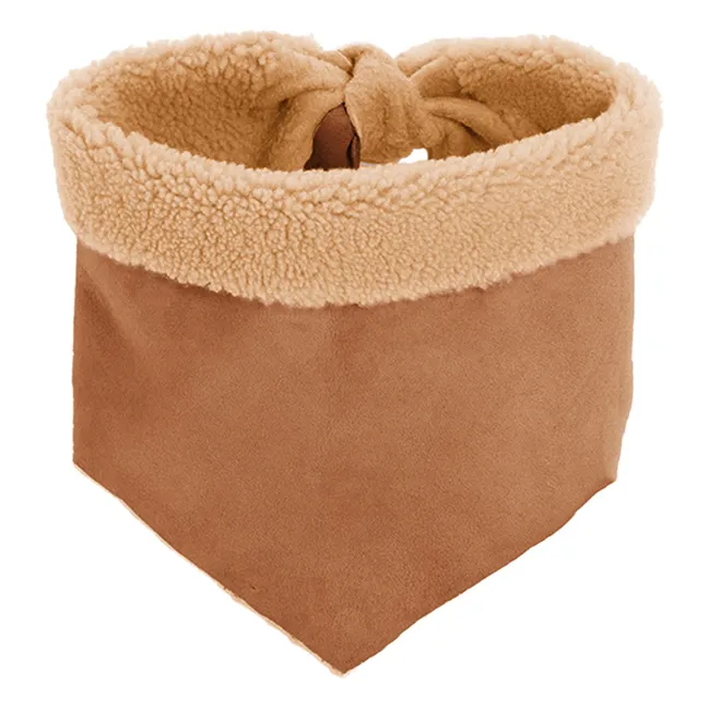 Bandana Reversible Peau Lainée Mérinos - Colección infantil | Beige