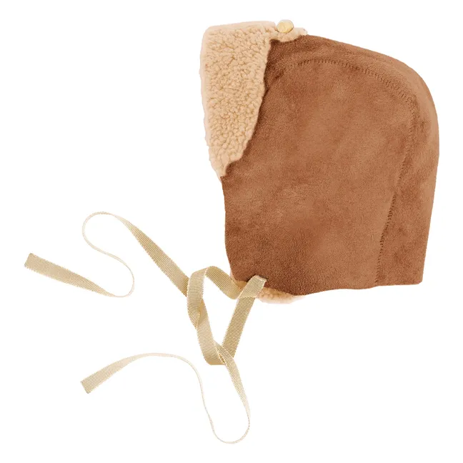 Chapka Peau Lainée Mérinos - Collection Bébé | Beige