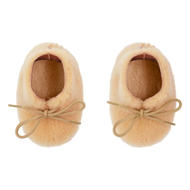 Merino Sheepskin Slippers - Baby Collection | Beige