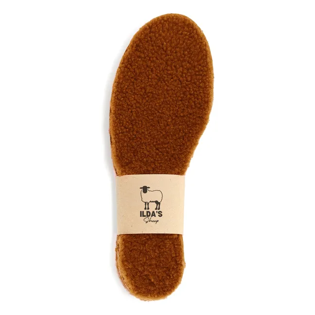 Einlegesohlen Wollhaut Merino und Kork | Braun