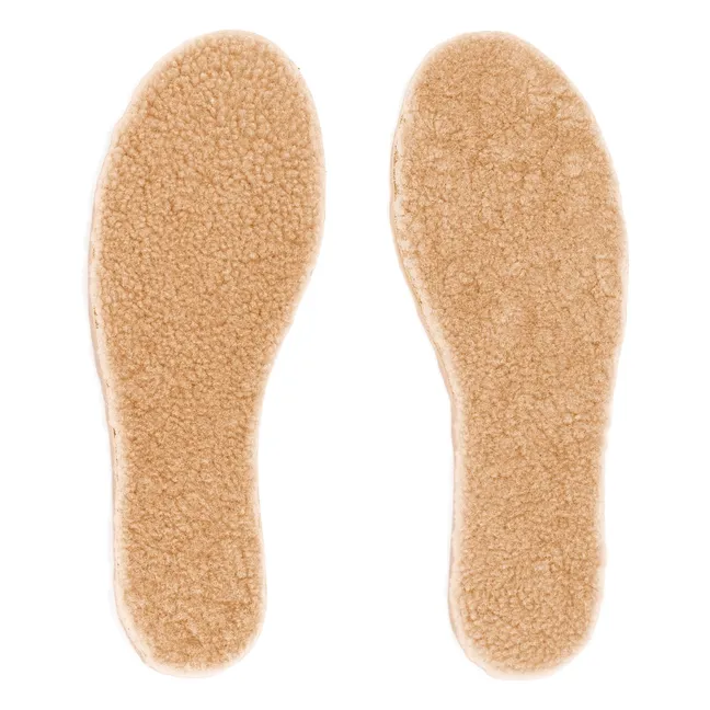 Merino Wool and Cork Soles | Beige