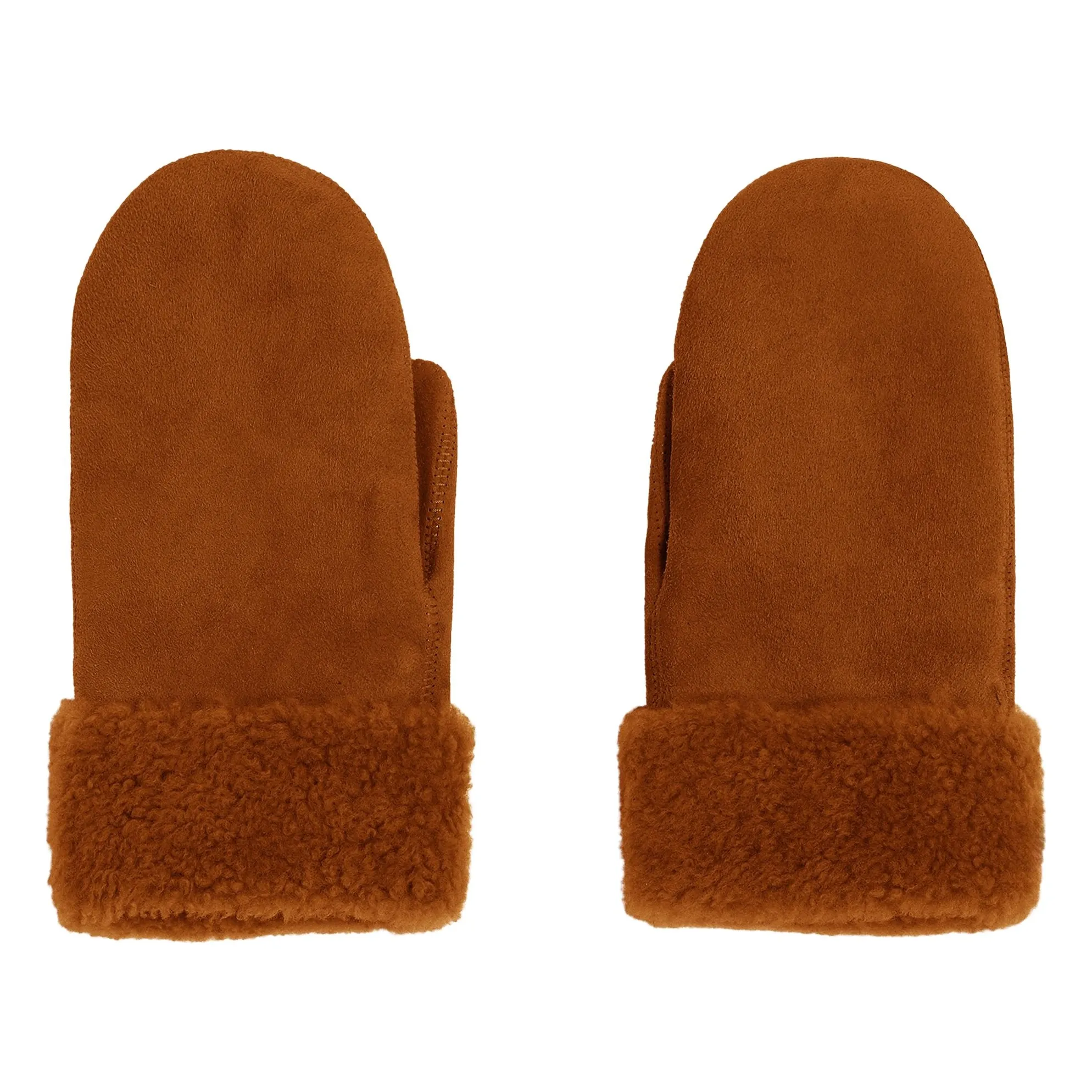 Ilda's Sheep Brown Merino Sheepskin Mittens