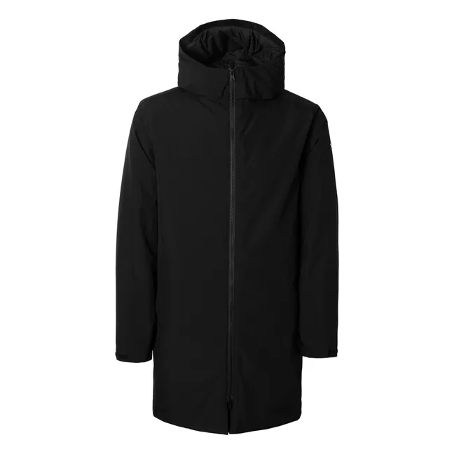 Parka Légère Nimbus Long | Noir foncé