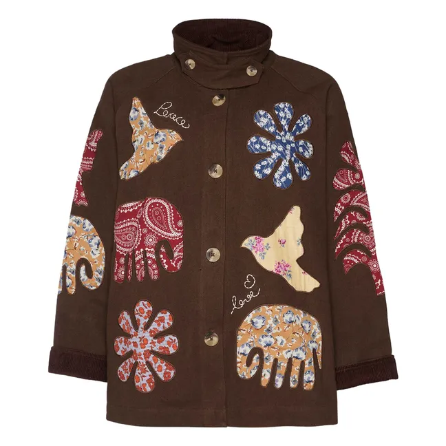 Jacke Lilibeth Bio-Baumwolle | Braun