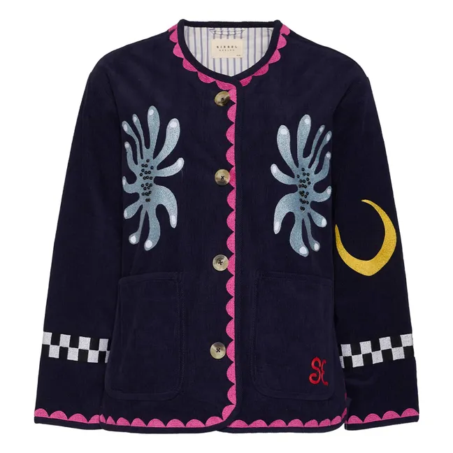 Veste Maggie Circus Velours Côtelé Coton Bio | Bleu marine
