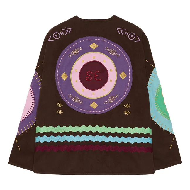 Veste Maggie Velours Côtelé Coton Bio | Marron