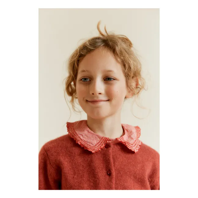 Harper Vichy Bluse | Rot