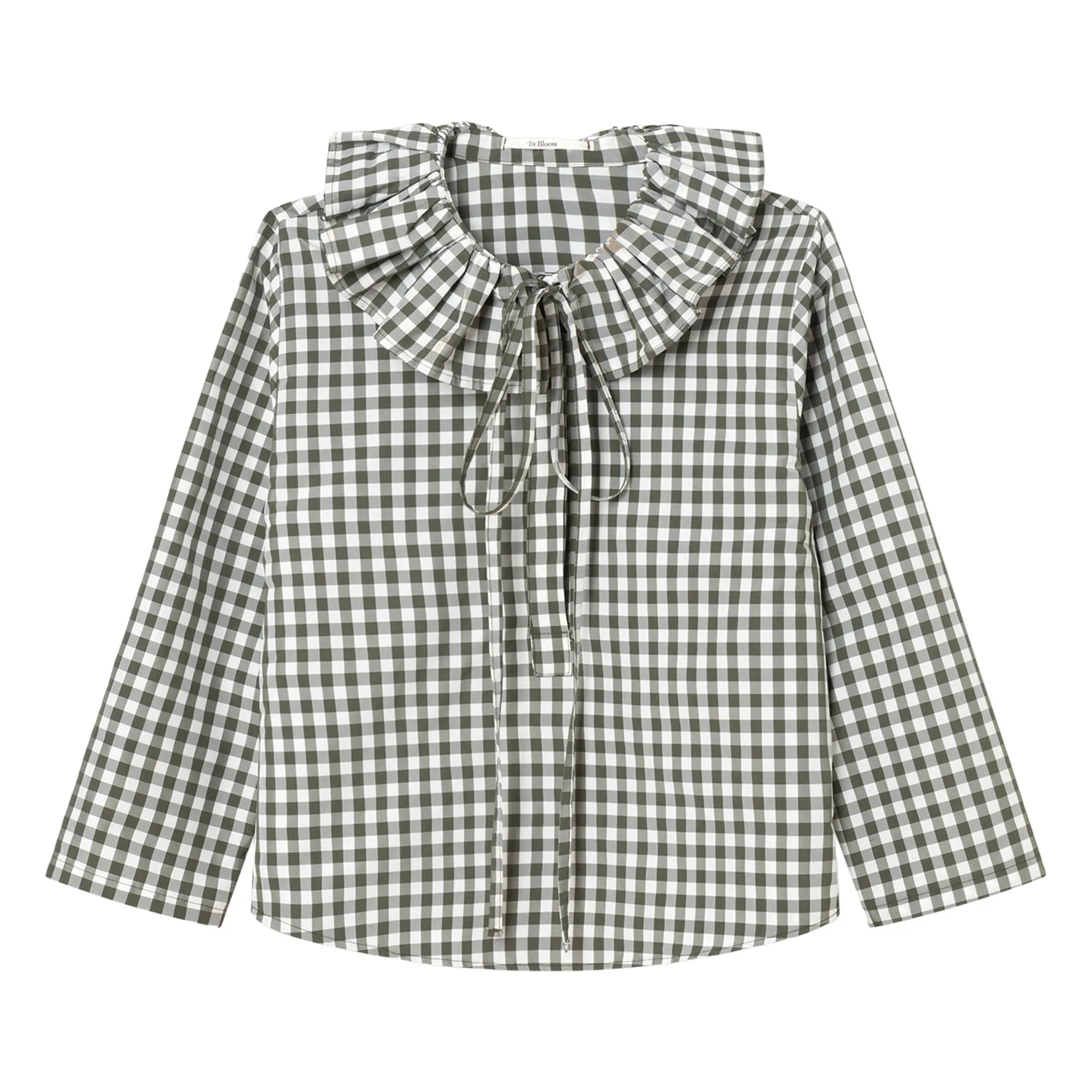 Dr Bloom Khaki Blouse Heidi Carreaux