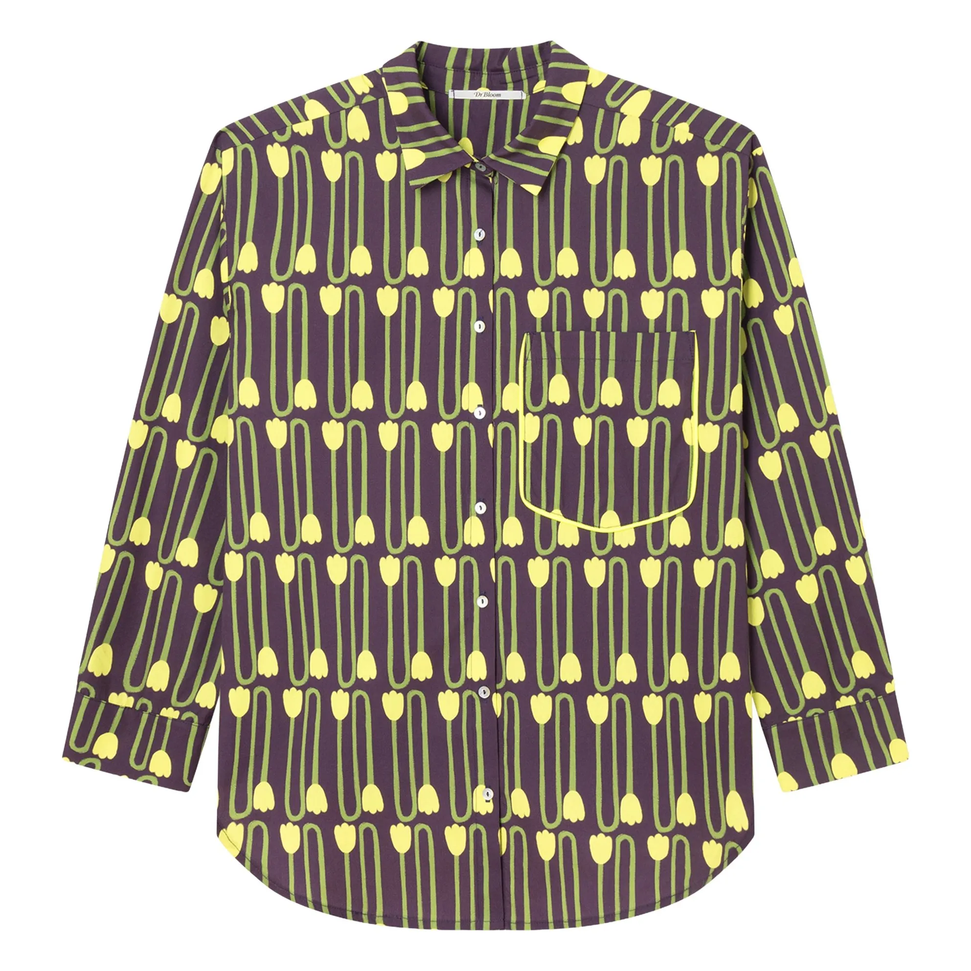 Dr Bloom Aubergine Boat Shirt