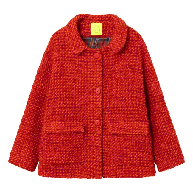 Manteau Berlin Laine | Rouge