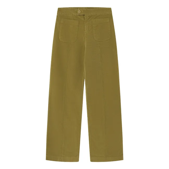 Pantalon Destiny Velours | Olive