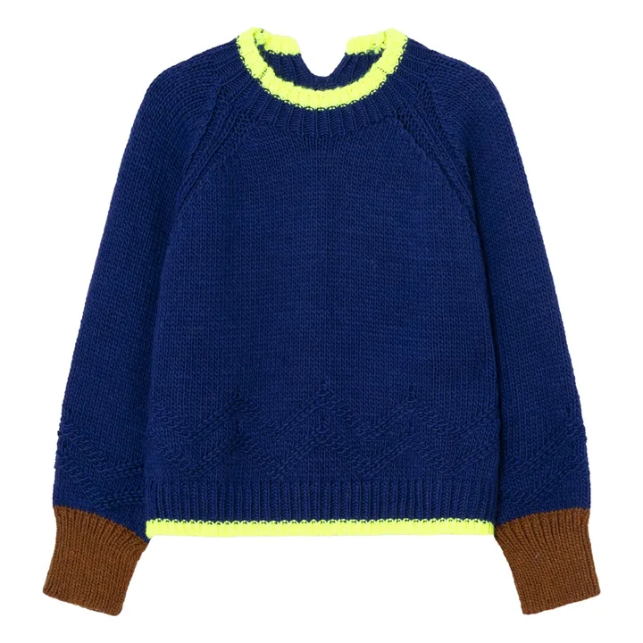 Pull Serpentine | Bleu marine- Image produit n°0