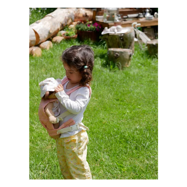 Porte-poupée matelassé | Rose