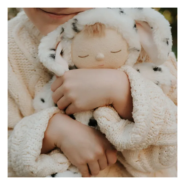 Cozy Dinkum Dalmatian doll | White