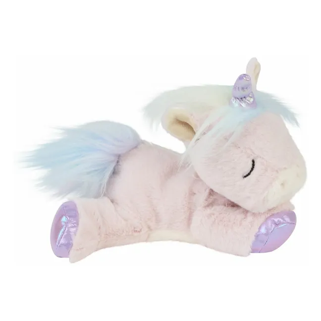 Peluche unicornio brillante | Rosa Pálido