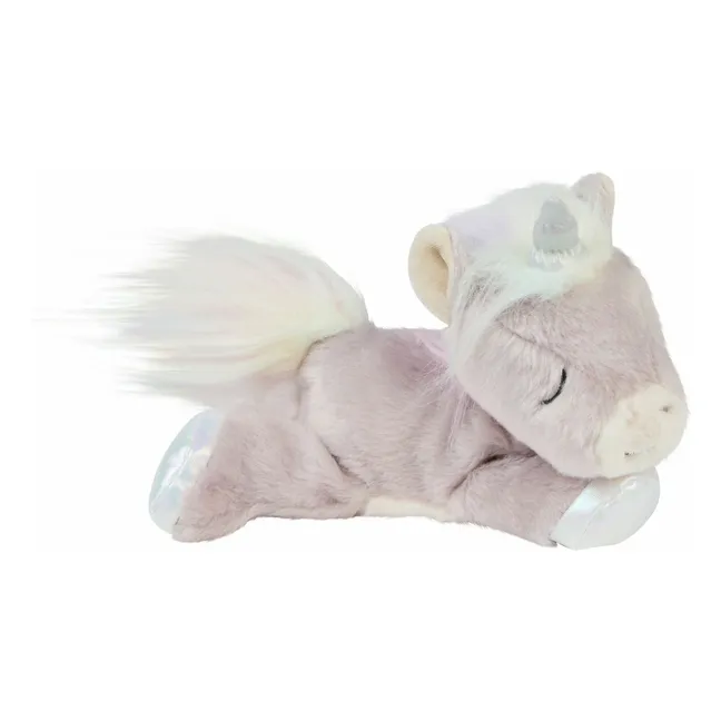 Peluche unicornio con purpurina | Rosa