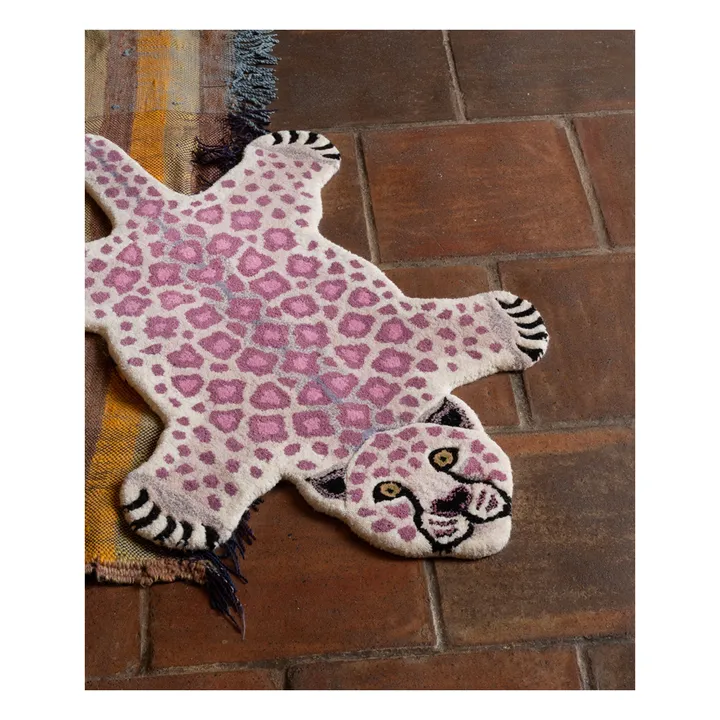 Tapis léopard Lilly | 	Lilas- Image produit n°2