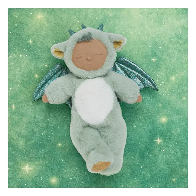 Cozy Dinkum Dragon Puppe | Salbei