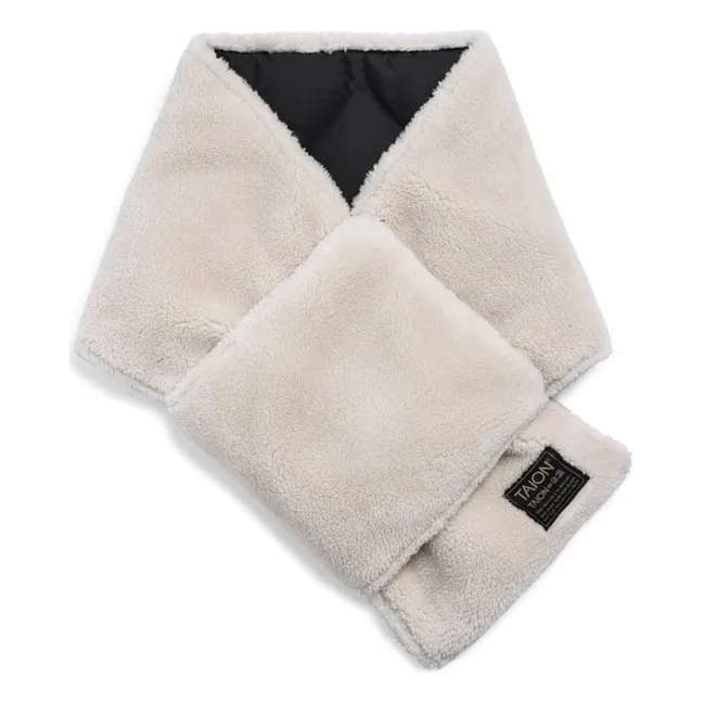 Militärischer Reversible Down-Schal | Noir/Blanc