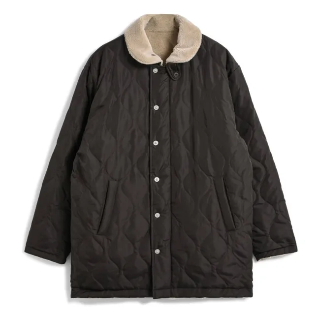 Chaqueta militar reversible N-1  | Chocolate