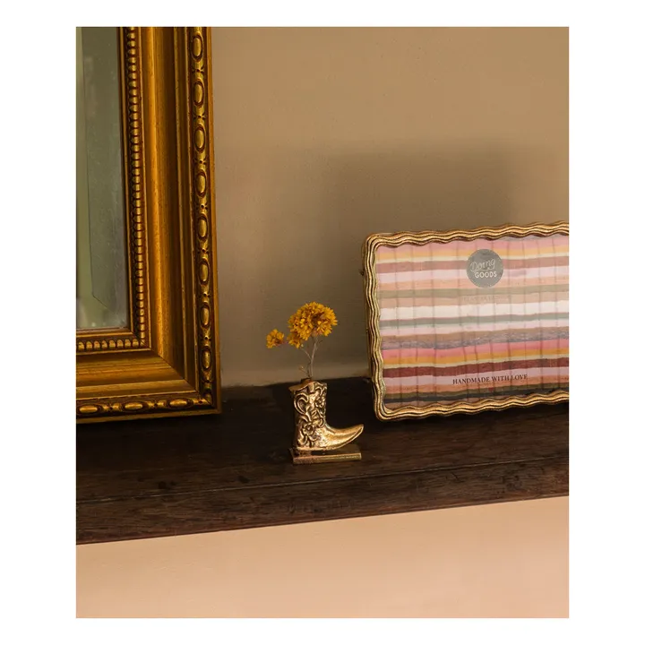 Cadre photo en laiton Yuki | Doré- Image produit n°2