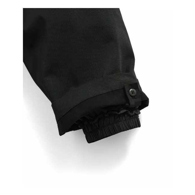 Chaqueta de plumón con capucha y volumen  | Negro