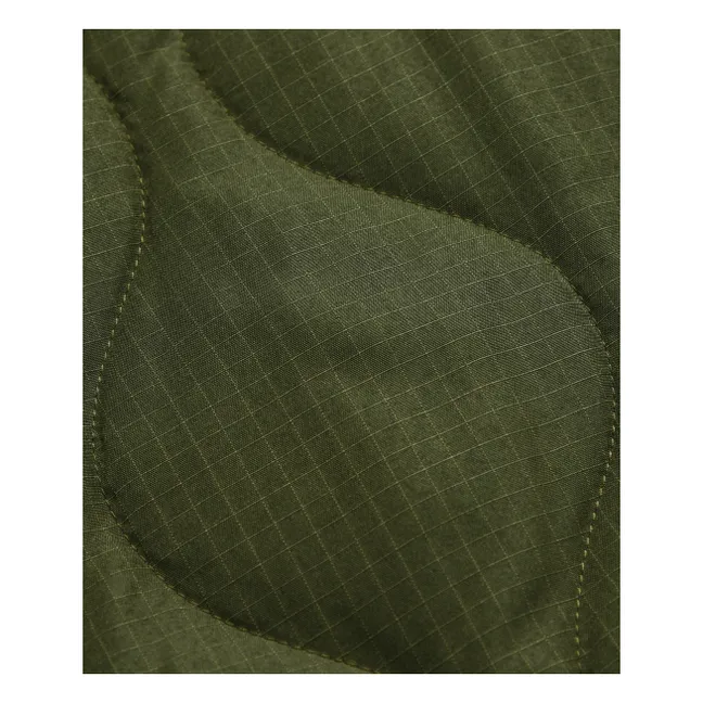 Chaqueta militar reversible con cuello alzado | Olive