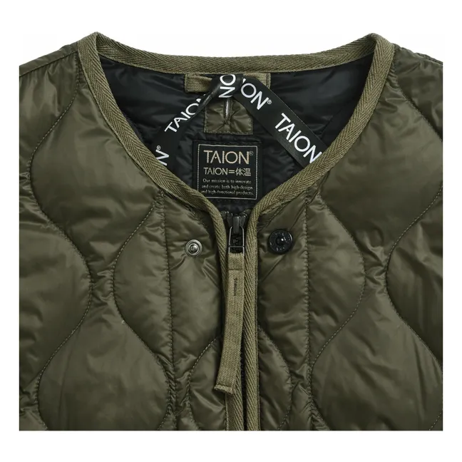 Chaqueta militar M65 con forro y cremallera en W | Olive