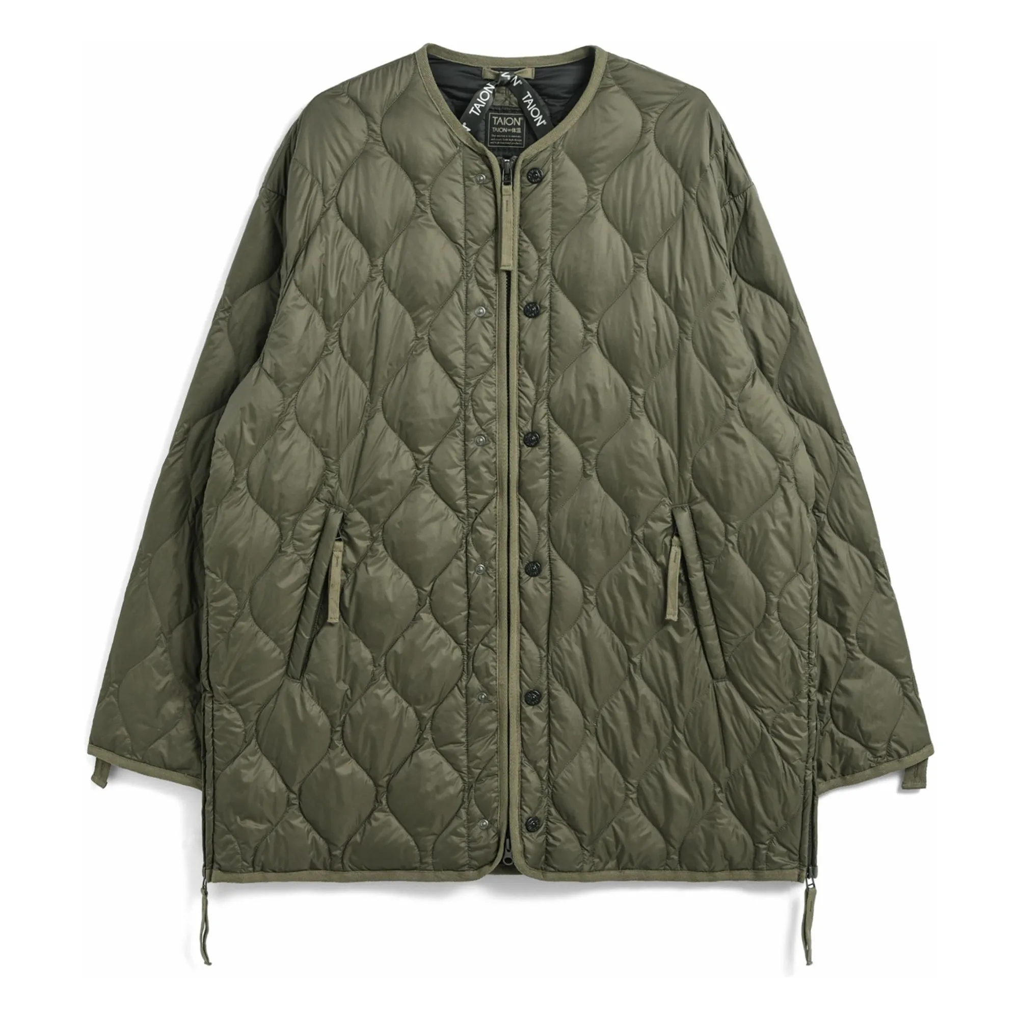 Taion Olive M65 Liner W-Zip Military Jacket