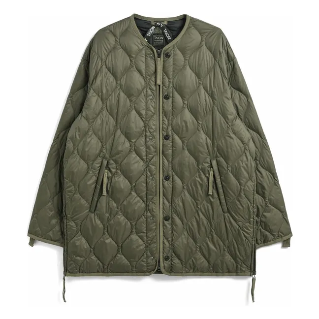 Chaqueta militar M65 con forro y cremallera en W | Olive