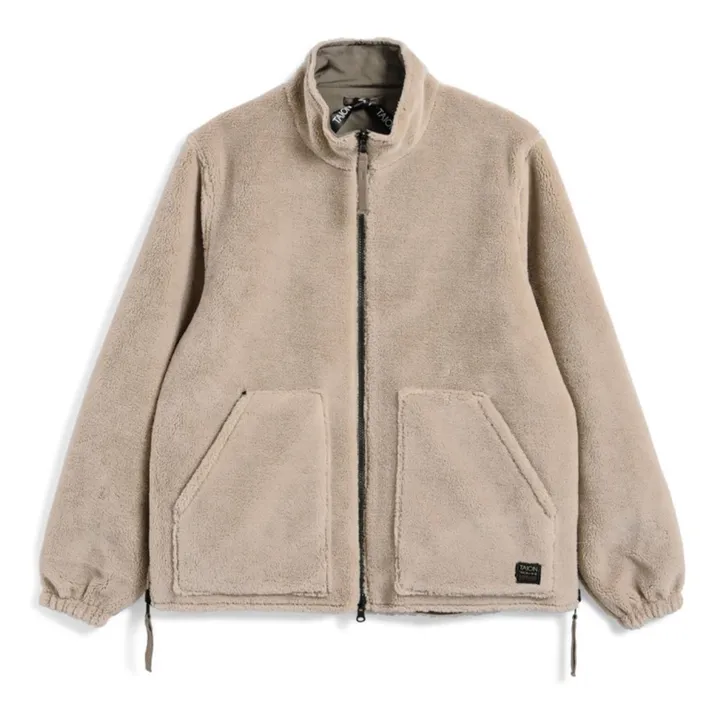 Veste Réversible Militaire Col Montant  | Mocha- Image produit n°3