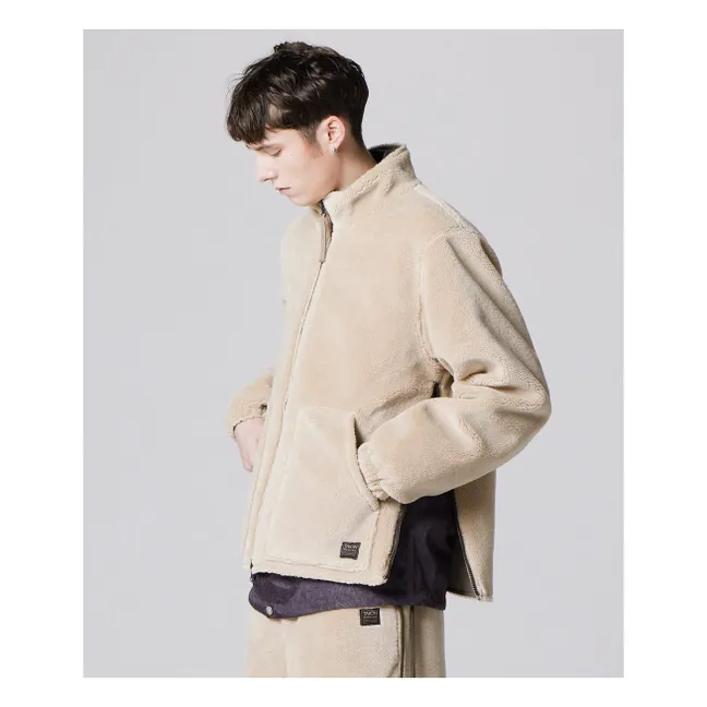 Veste Réversible Militaire Col Montant  | Mocha