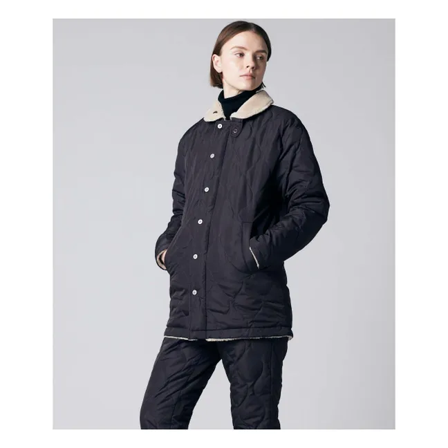 Chaqueta militar reversible N-1  | Chocolate